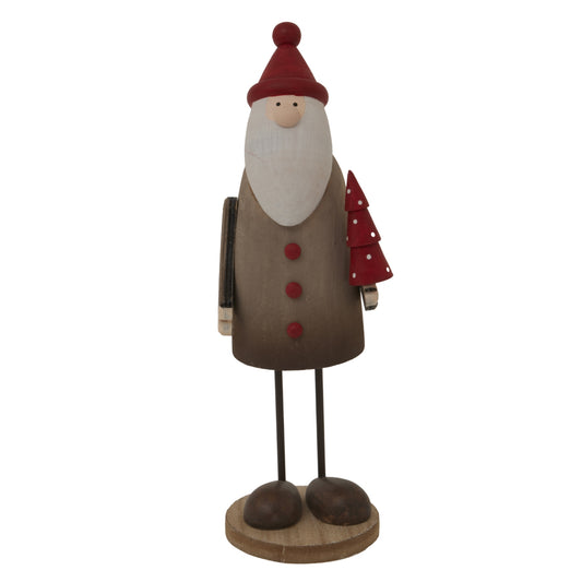 Large Rustic Tall Santa