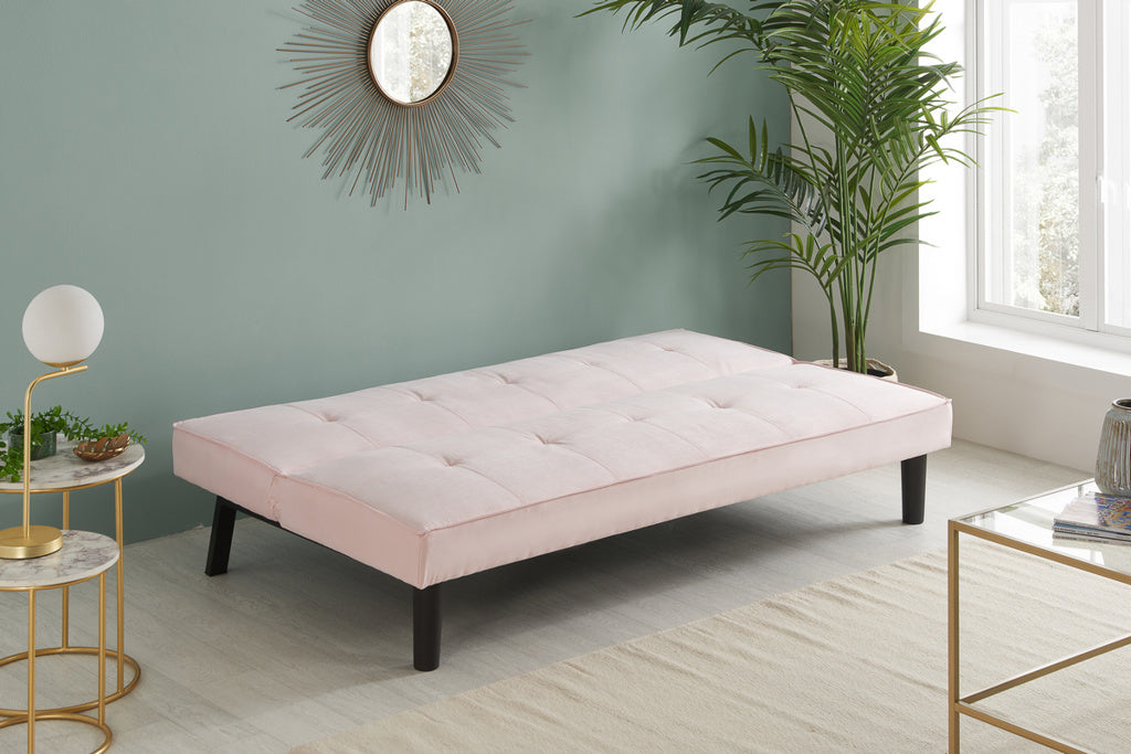 Aurora-sofa-bed-pink-open-room-set