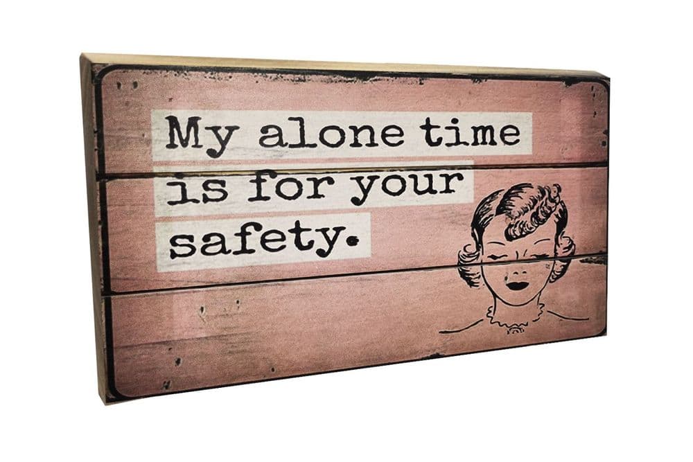 Alone-wall-sign