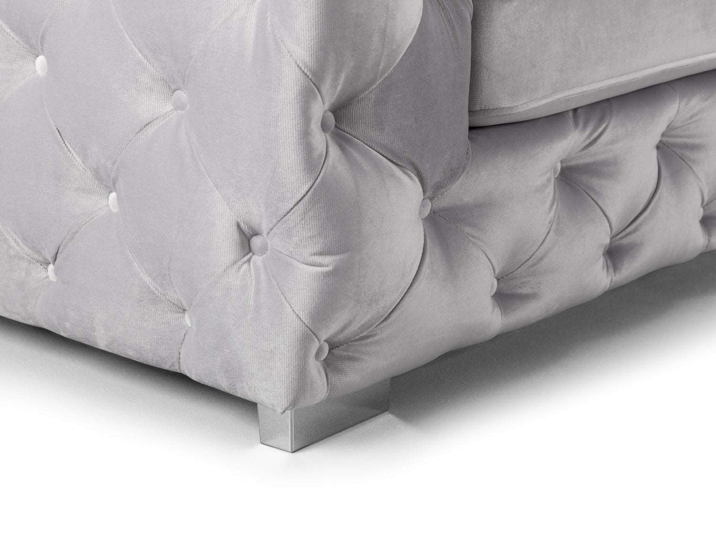 Ankara Silver Large Corner Sofa