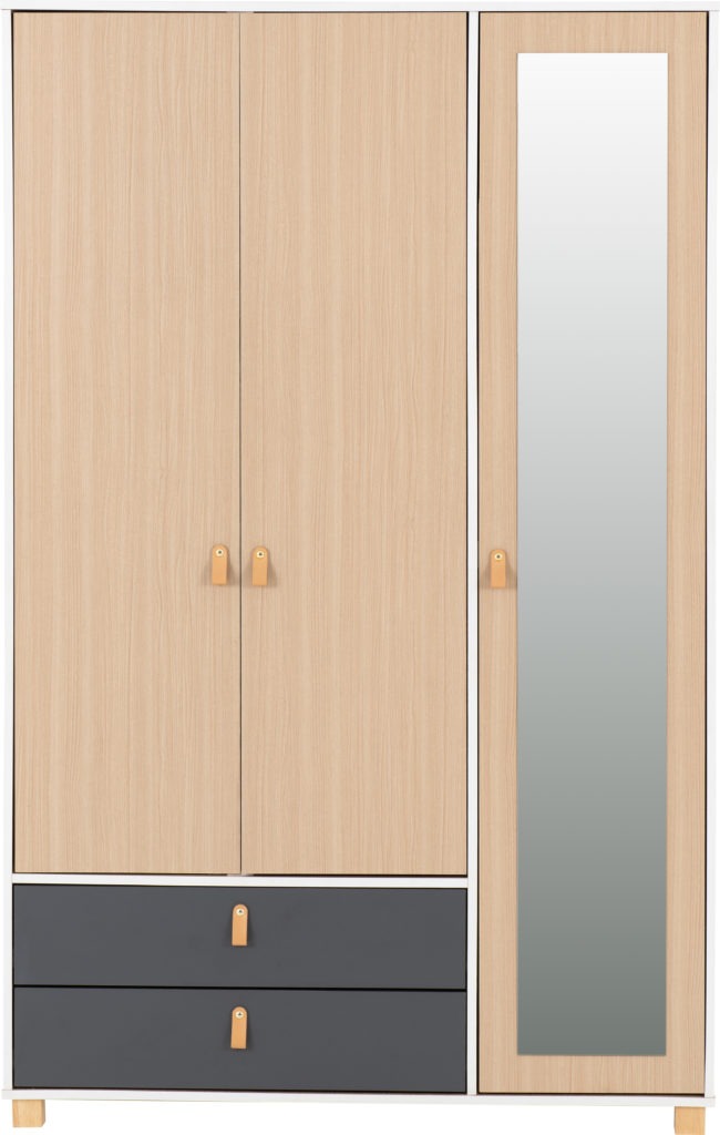 Brooklyn-3-door-2 drawer-wardrobe-front
