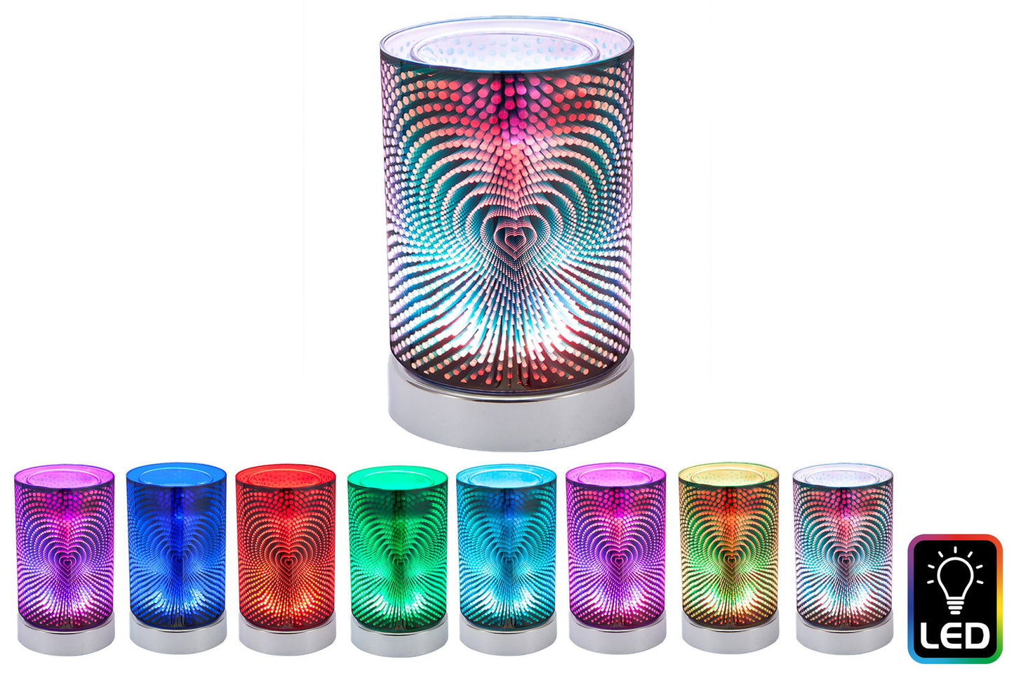 Heart LED Oil Burner
