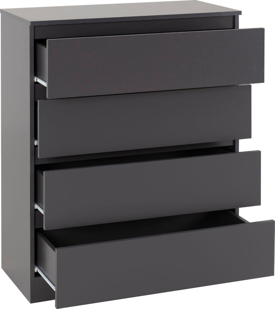 Malvern-3-door-bedroom-set-chest-drawers-open-grey
