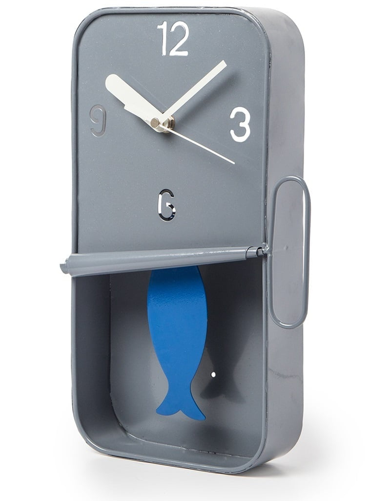 Metal Sardine Tin Wall Clock