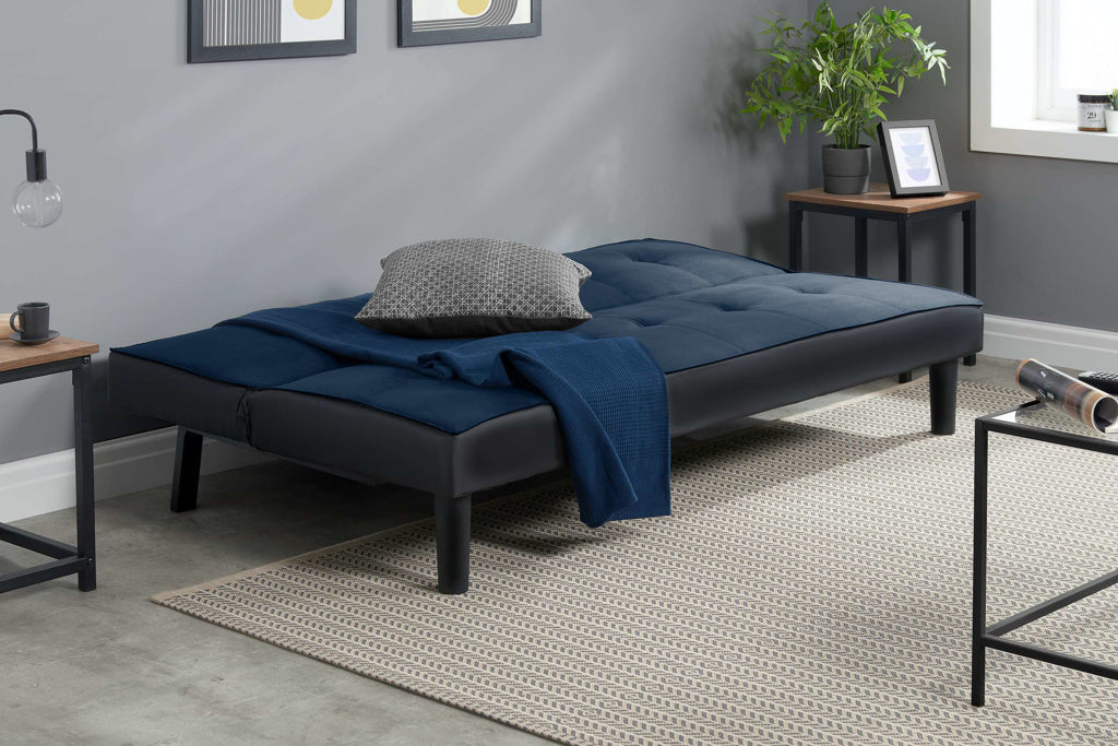 Aurora-sofa-bed-blue-as-a-bed-open