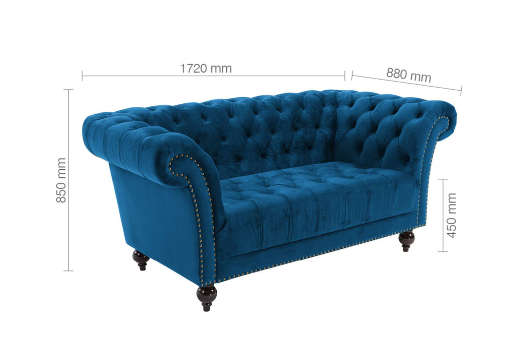 Chester-2-seater-sofa-blue-dimensions
