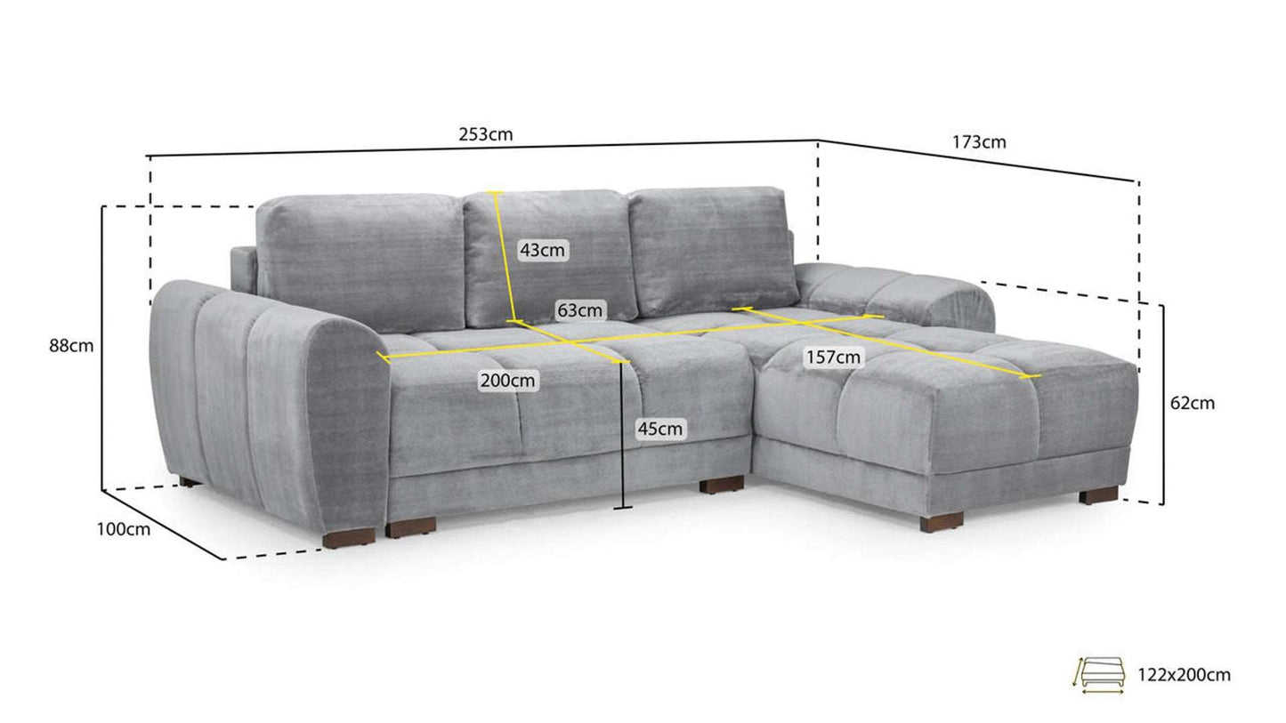 azuro-corner-sofa-bed-grey-dimensions
