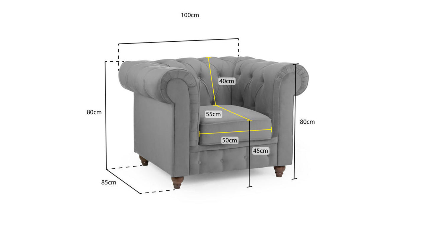 Kensington Armchair Grey