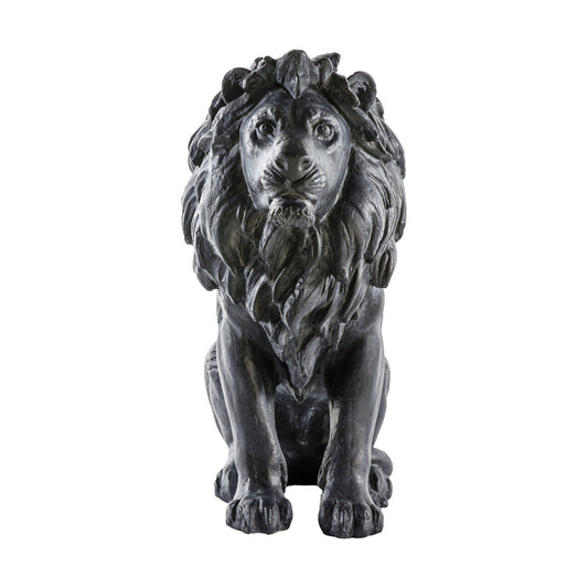 Lion-black-statue