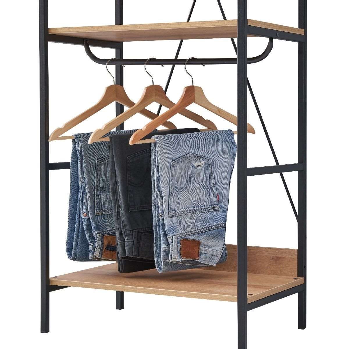 Claire-open-wardrobe-3-shelves-detail