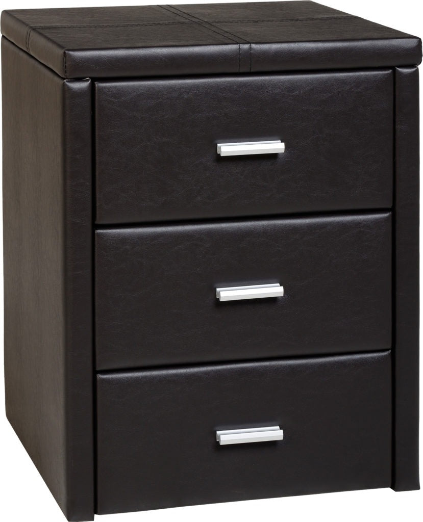 Prado 3 Drawer Bedside