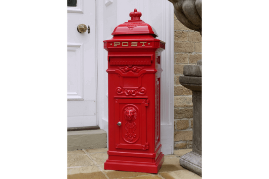 aluminium-mail-box-red