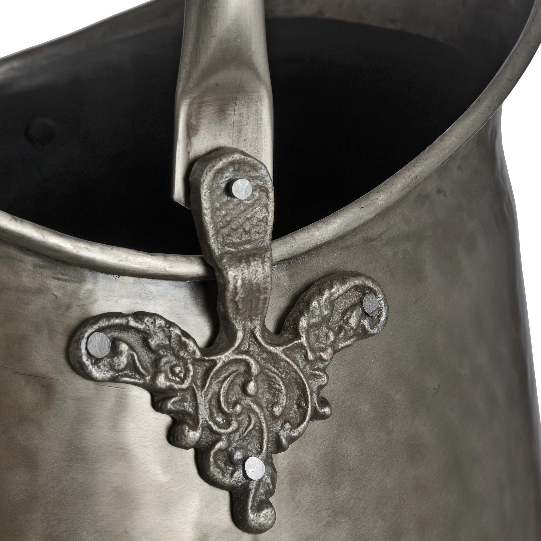 Antique-pewter-coal-bucket-handle