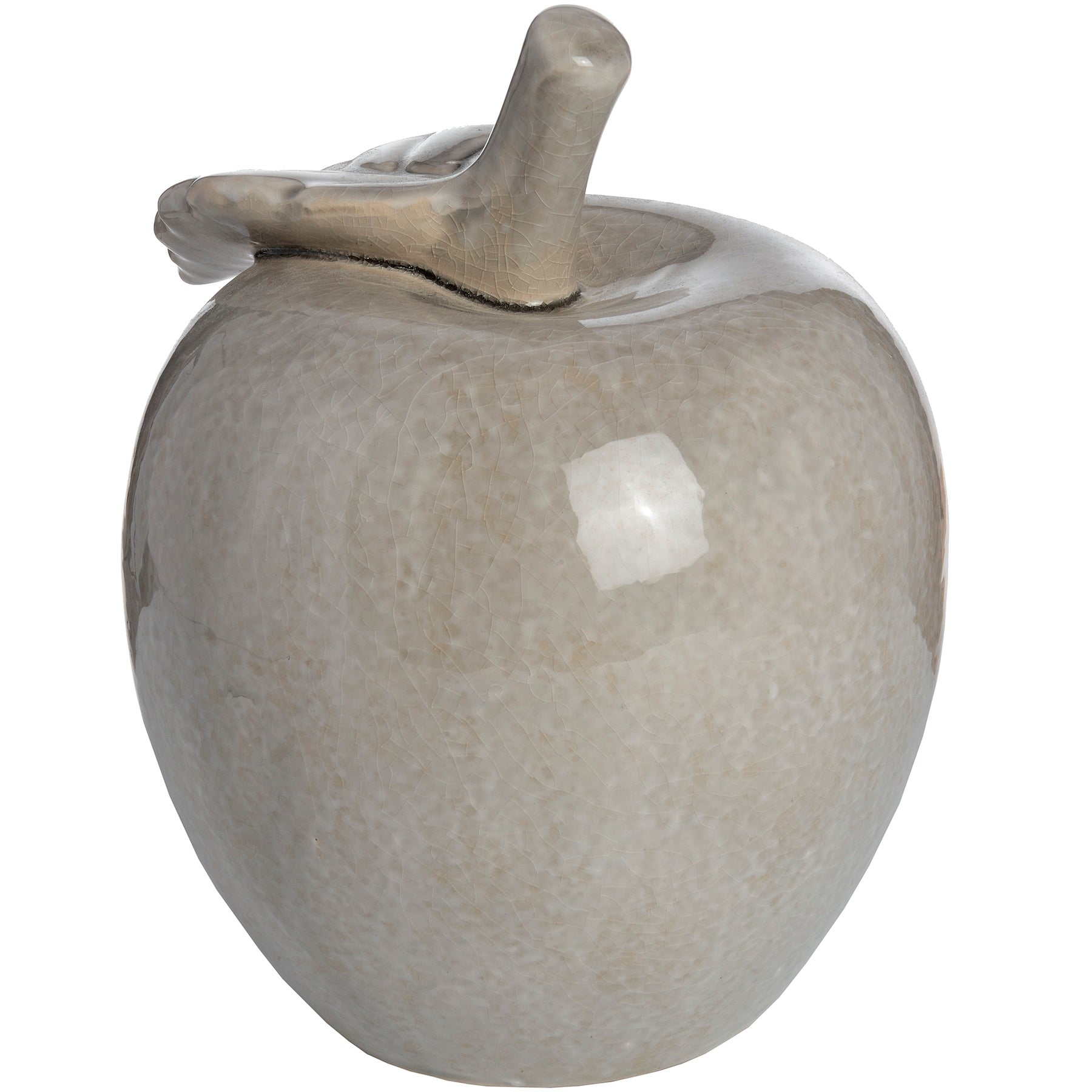 Antique-grey-large-ceramic-apple-detail