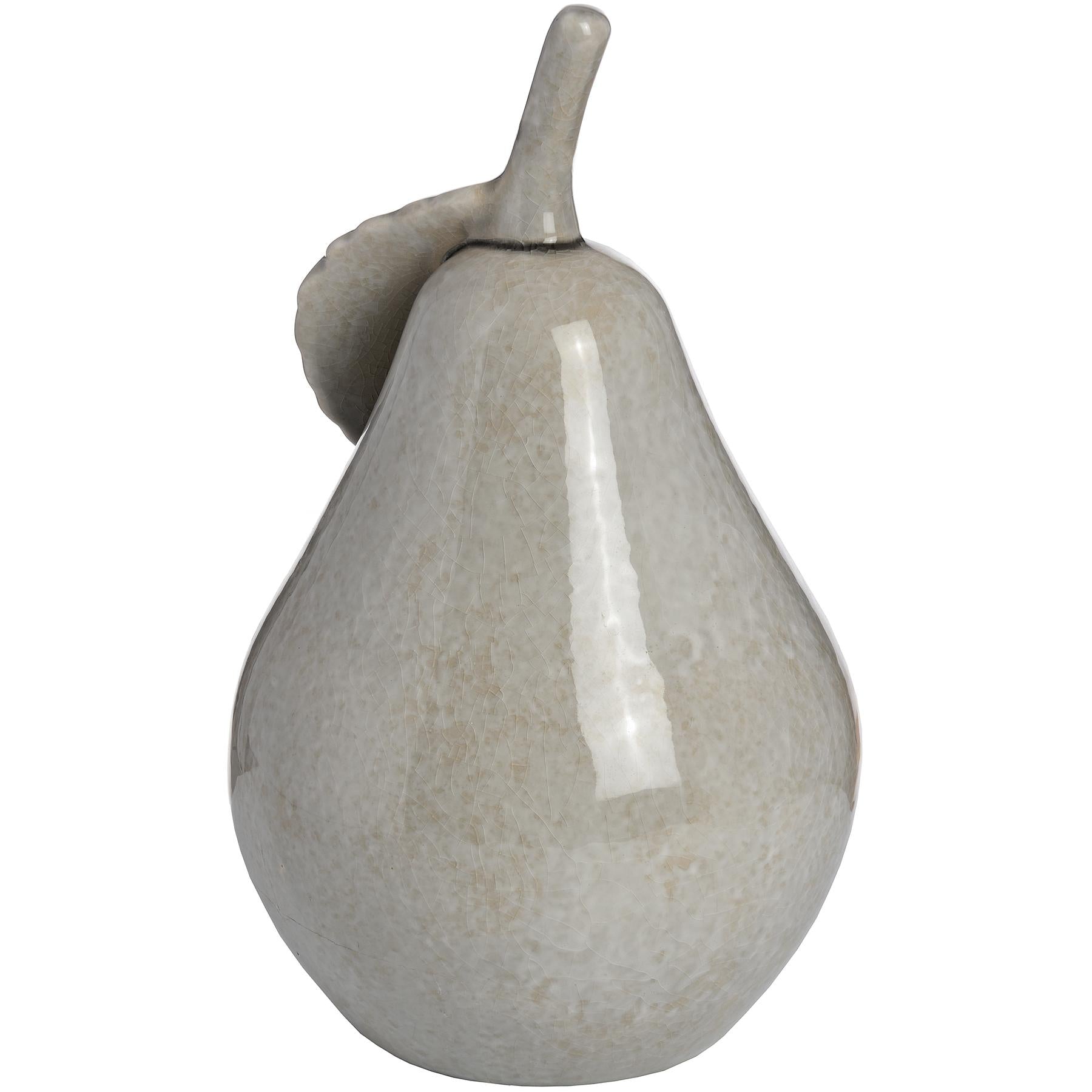 Antique-grey-large-ceramic-pear-side