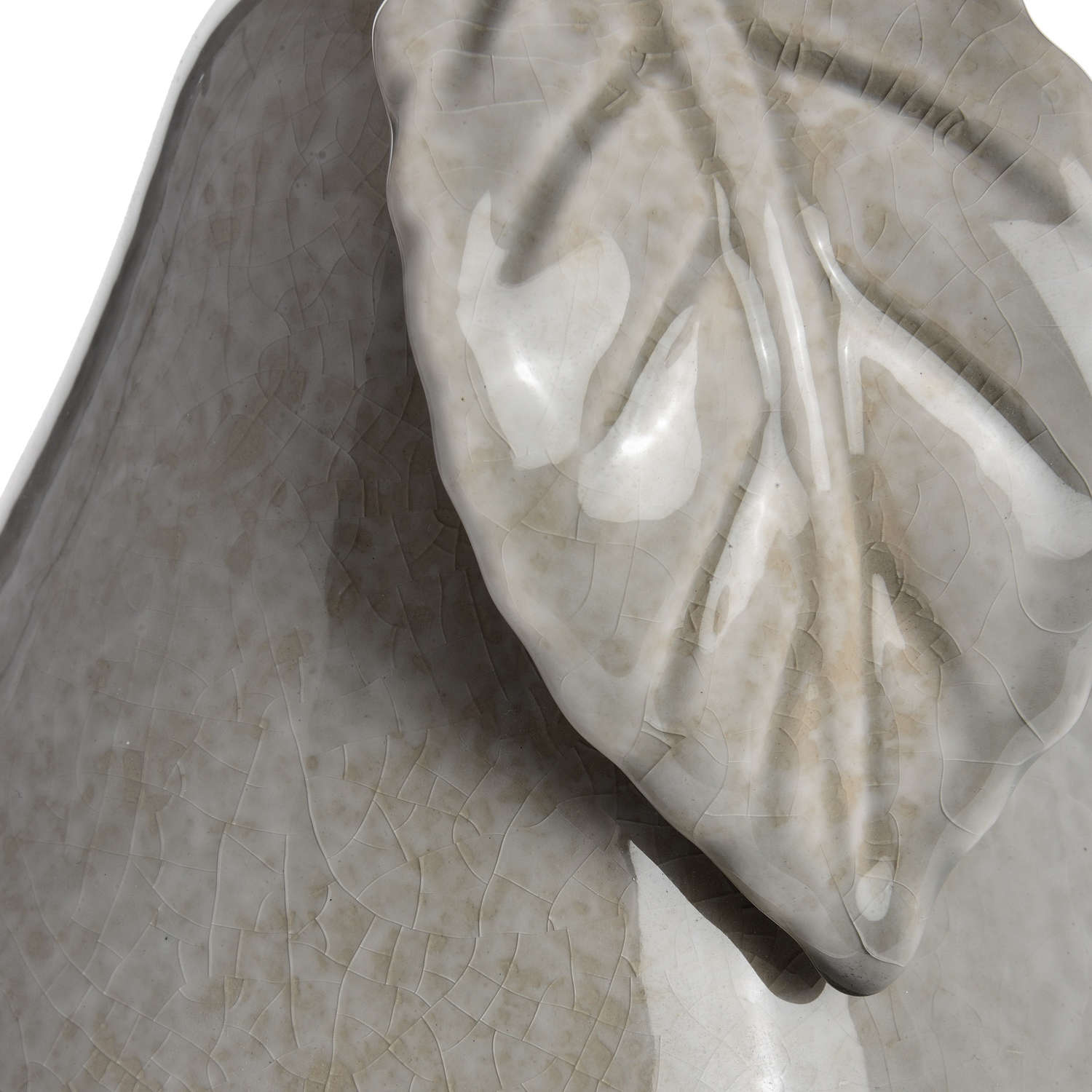 Antique-grey-large-ceramic-pear-detail