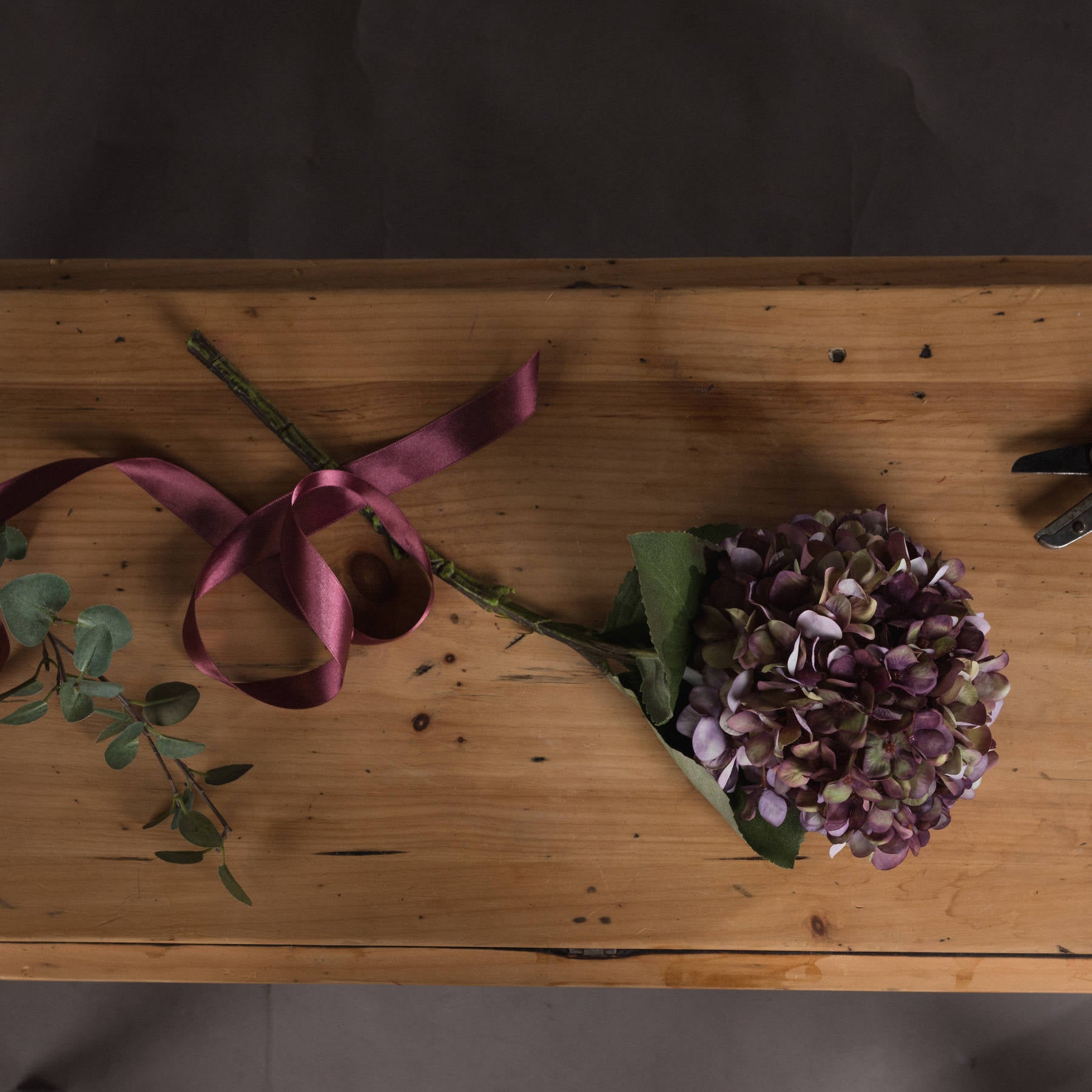 Autumn-burgundy-hydrangea-stem