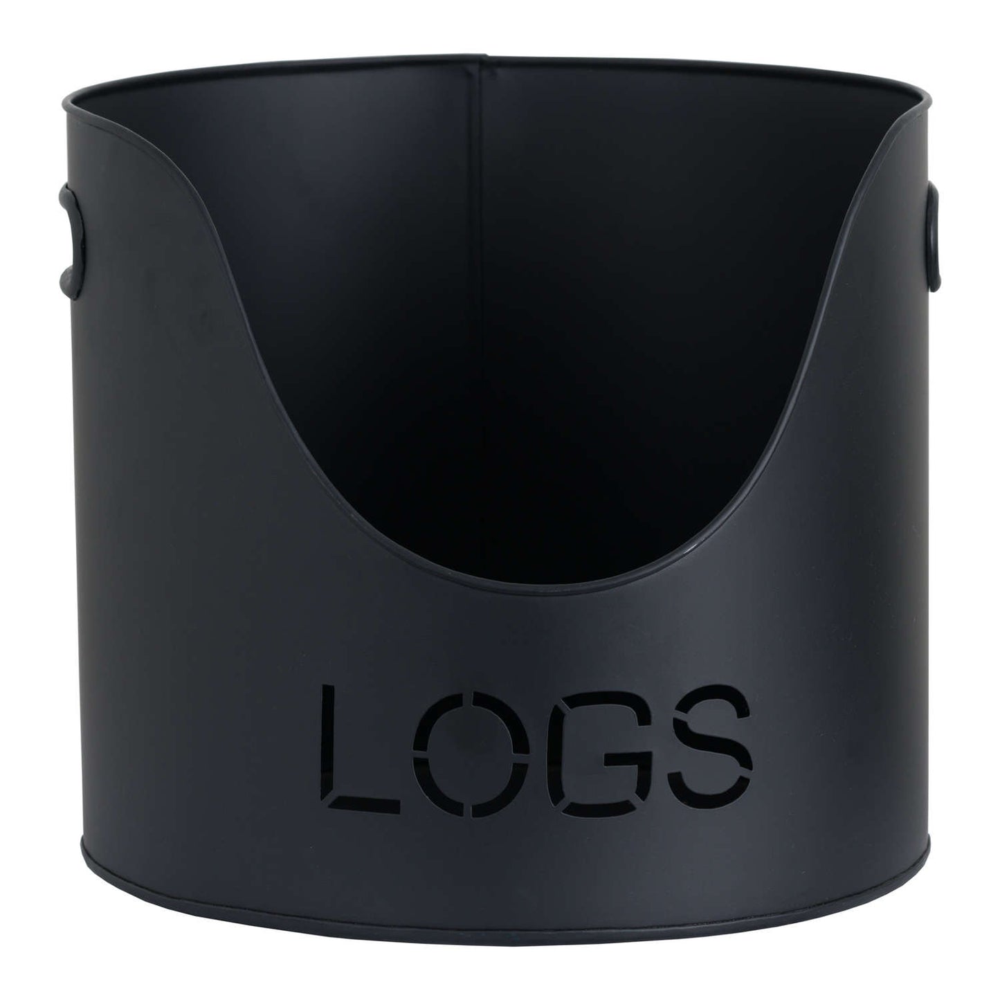 Black-finish-logs-and-kindling-buckets-matchstick-holder-logs