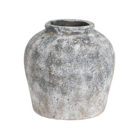 Aged-stone-ceramic-vase