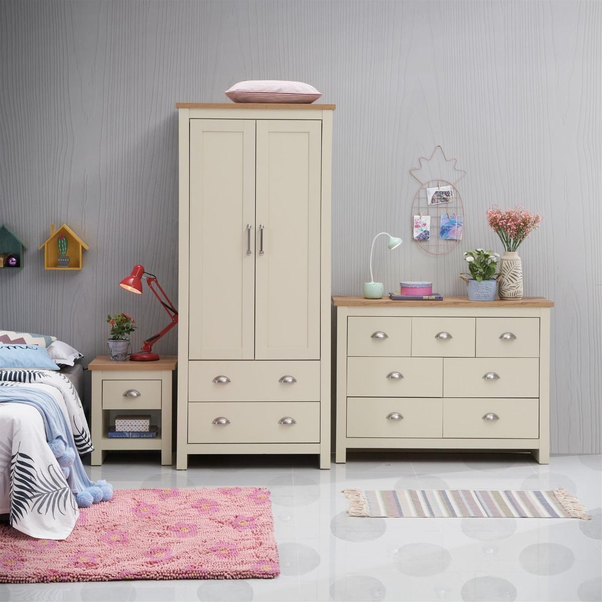 Lisbon-2-door-wardrobe-set-cream