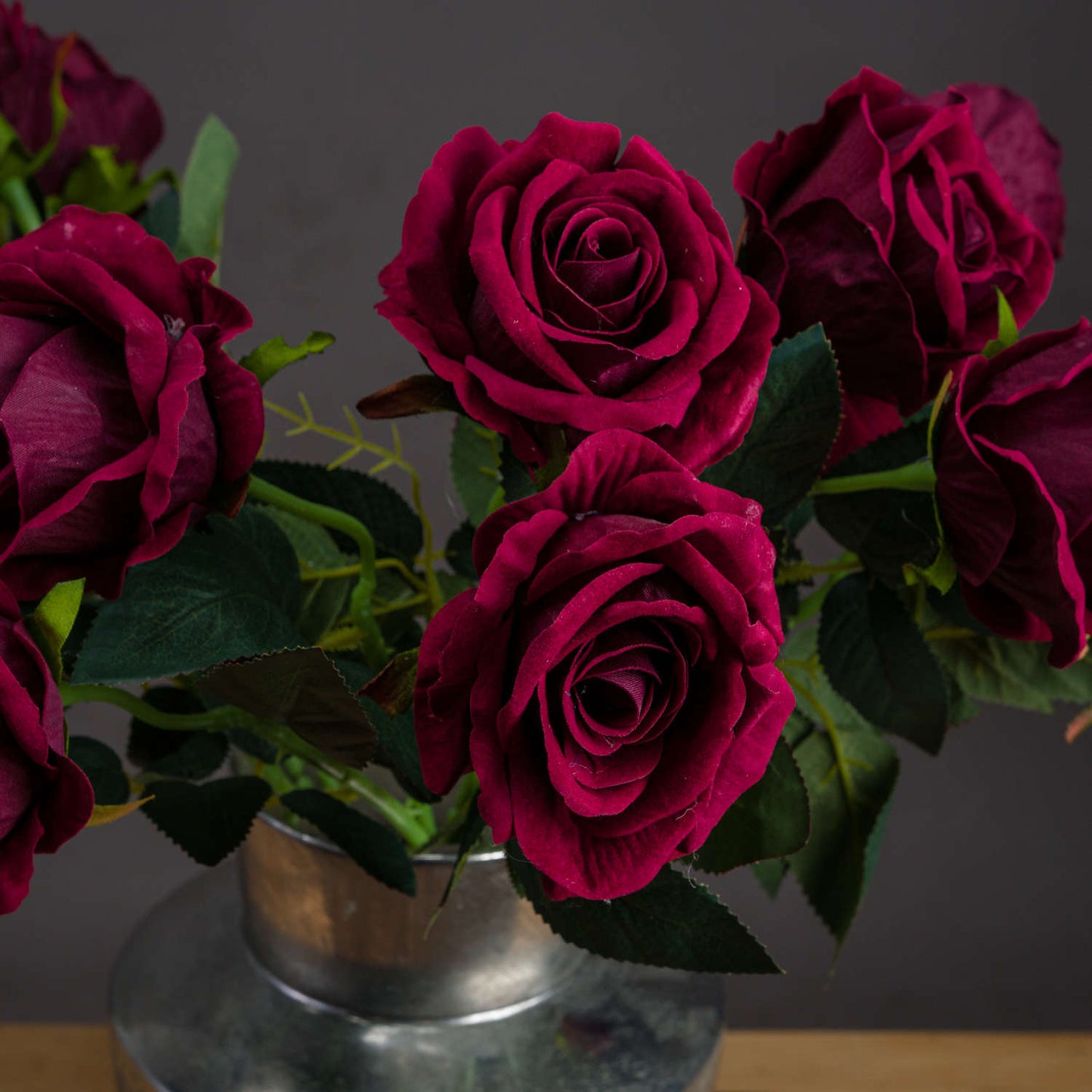 Deep-red-rose-detail