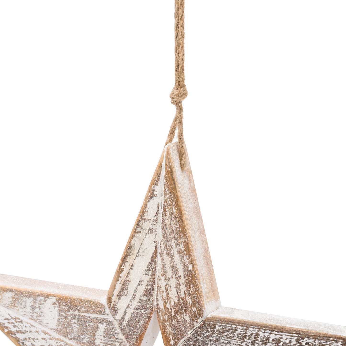 Antique-white -wooden-sparkle-star-rope