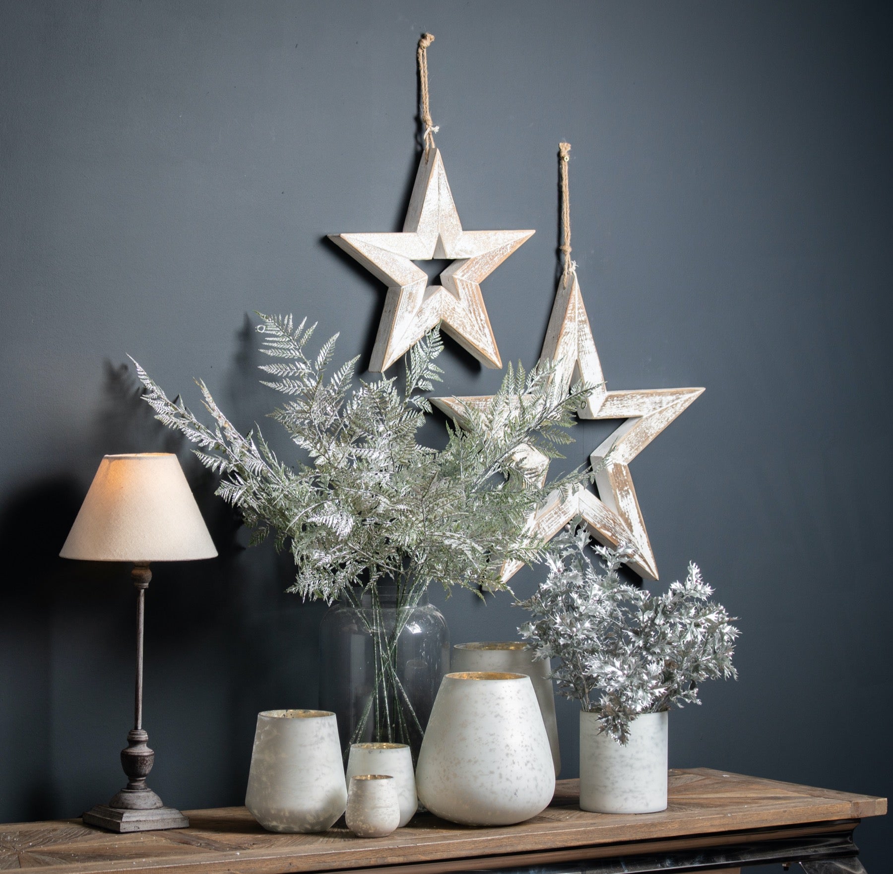 Antique-white -wooden-sparkle-star-room-set