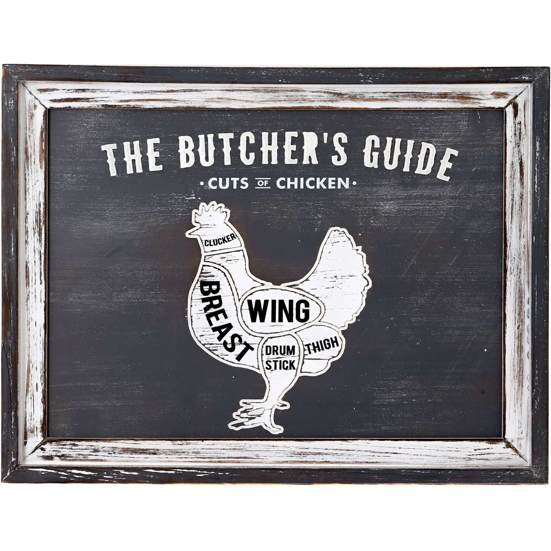 Butchers-cuts-chicken-wall-plaque