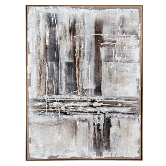 Outlook Hand Painted Canvas In Frame