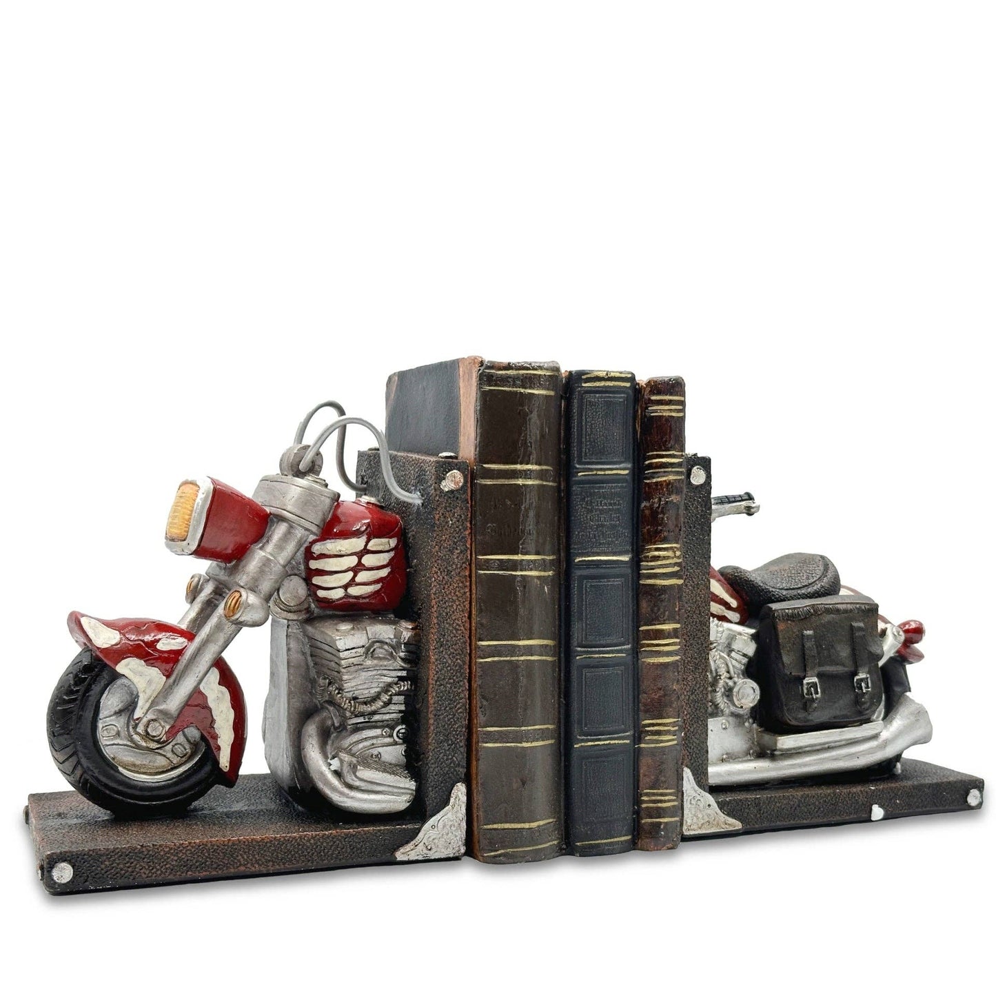 Cruiser Motorcycle Bookends