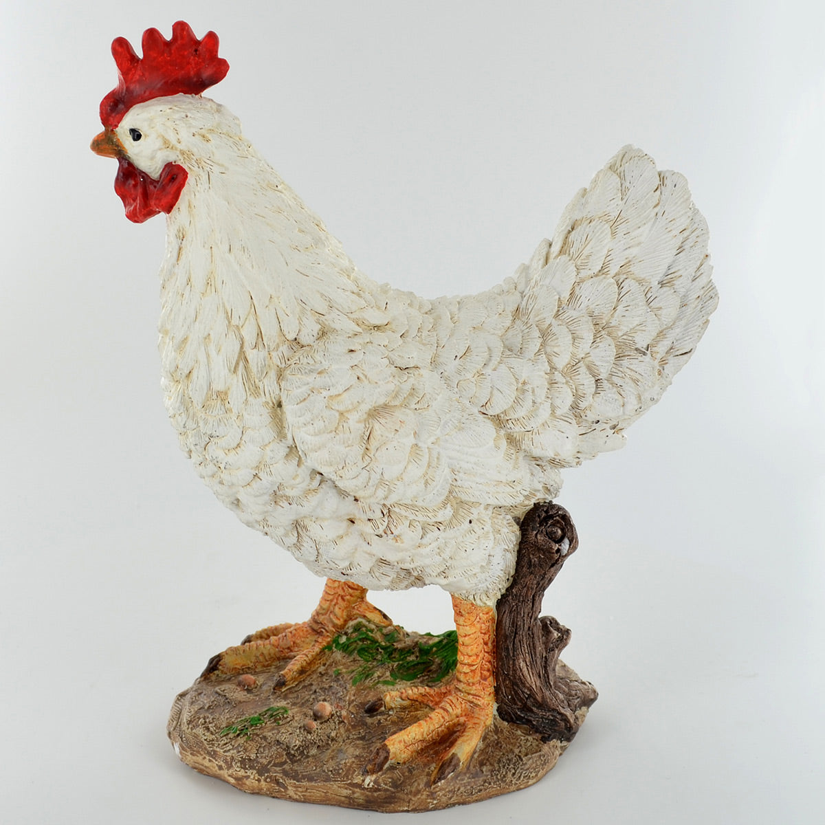 Small-white-cockerel-garden-ornament