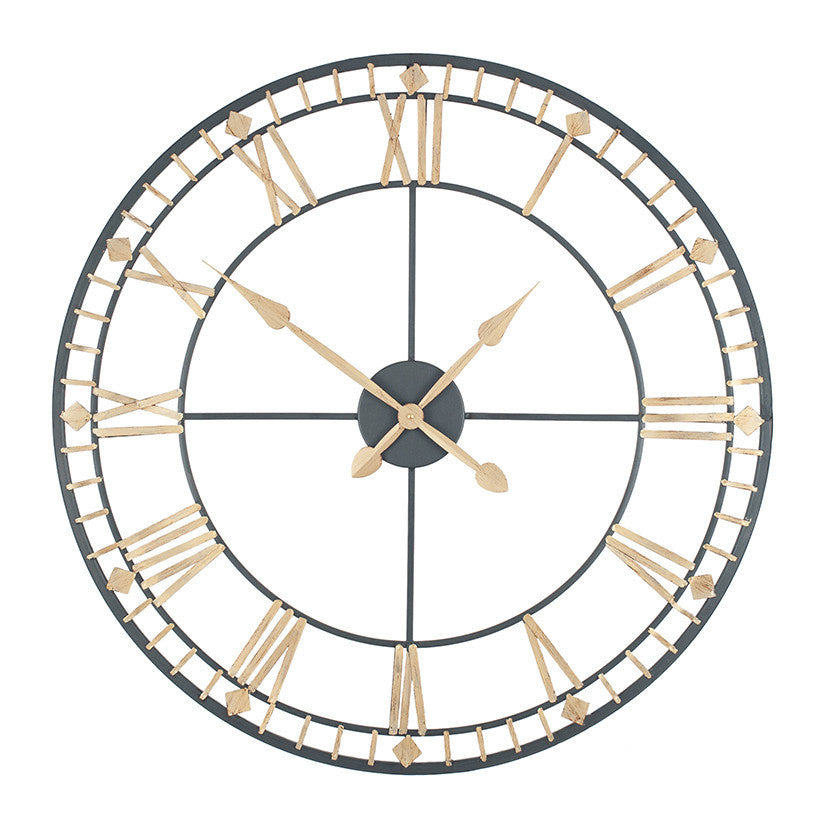 antique-bronze-gold-wall-clock