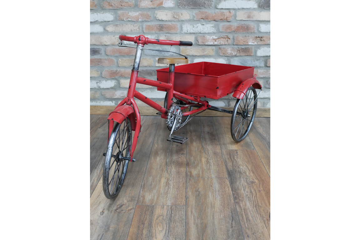 Tricycle-garden-ornament-planter-front