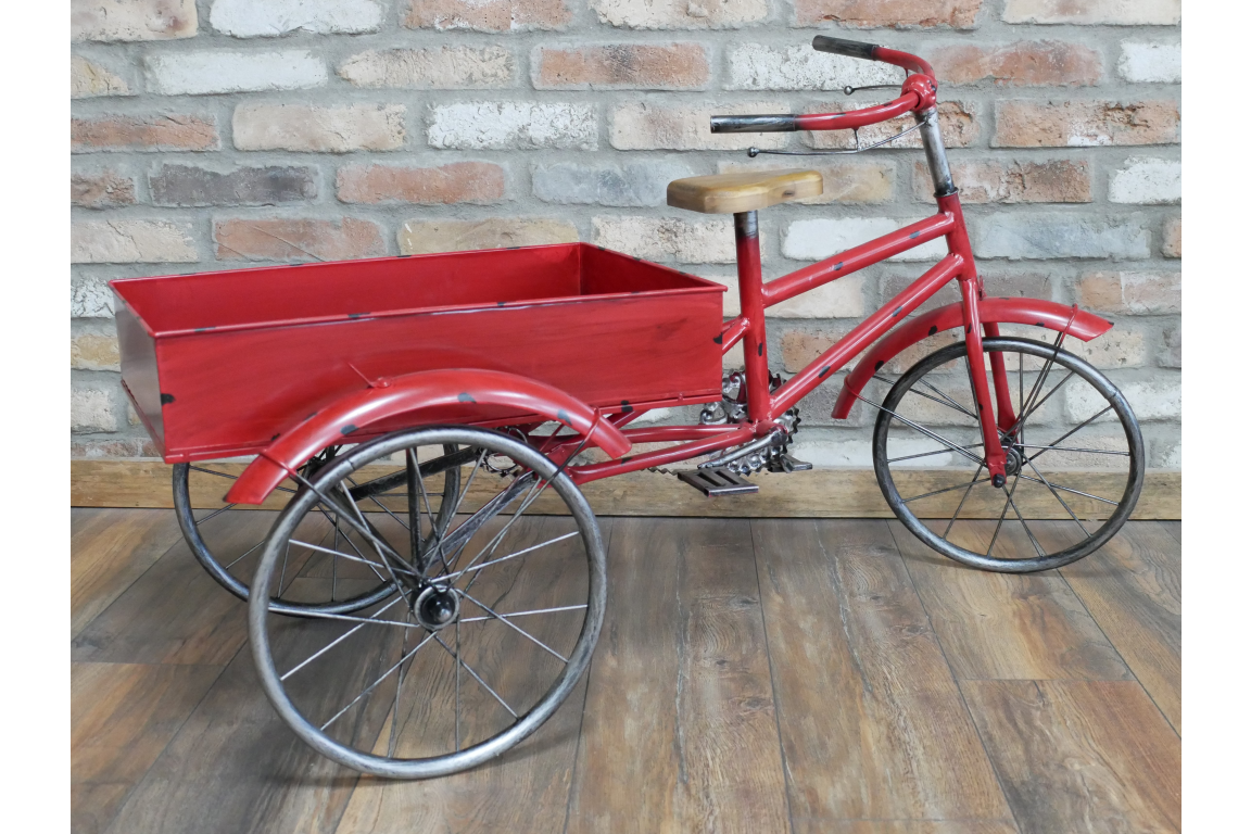 Tricycle-garden-ornament-planter-side