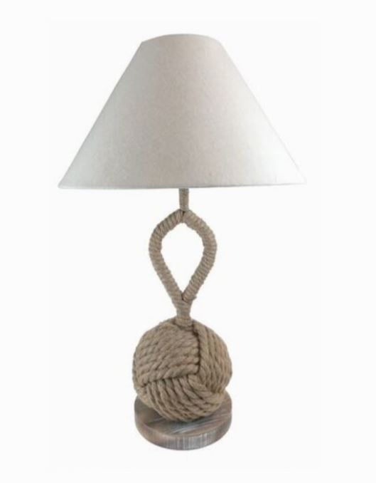 Nautical Theme Rope Knot Lamp