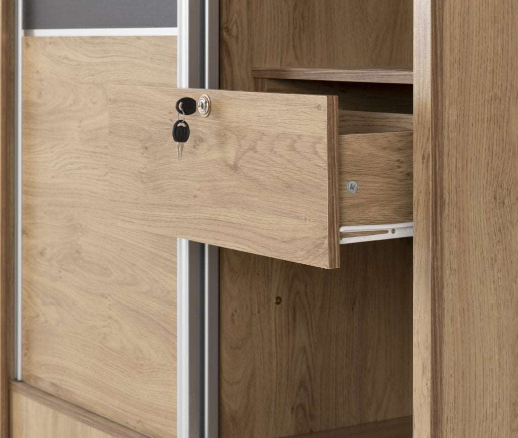 Charles-sliding-door-wardrobe-lockable-drawer