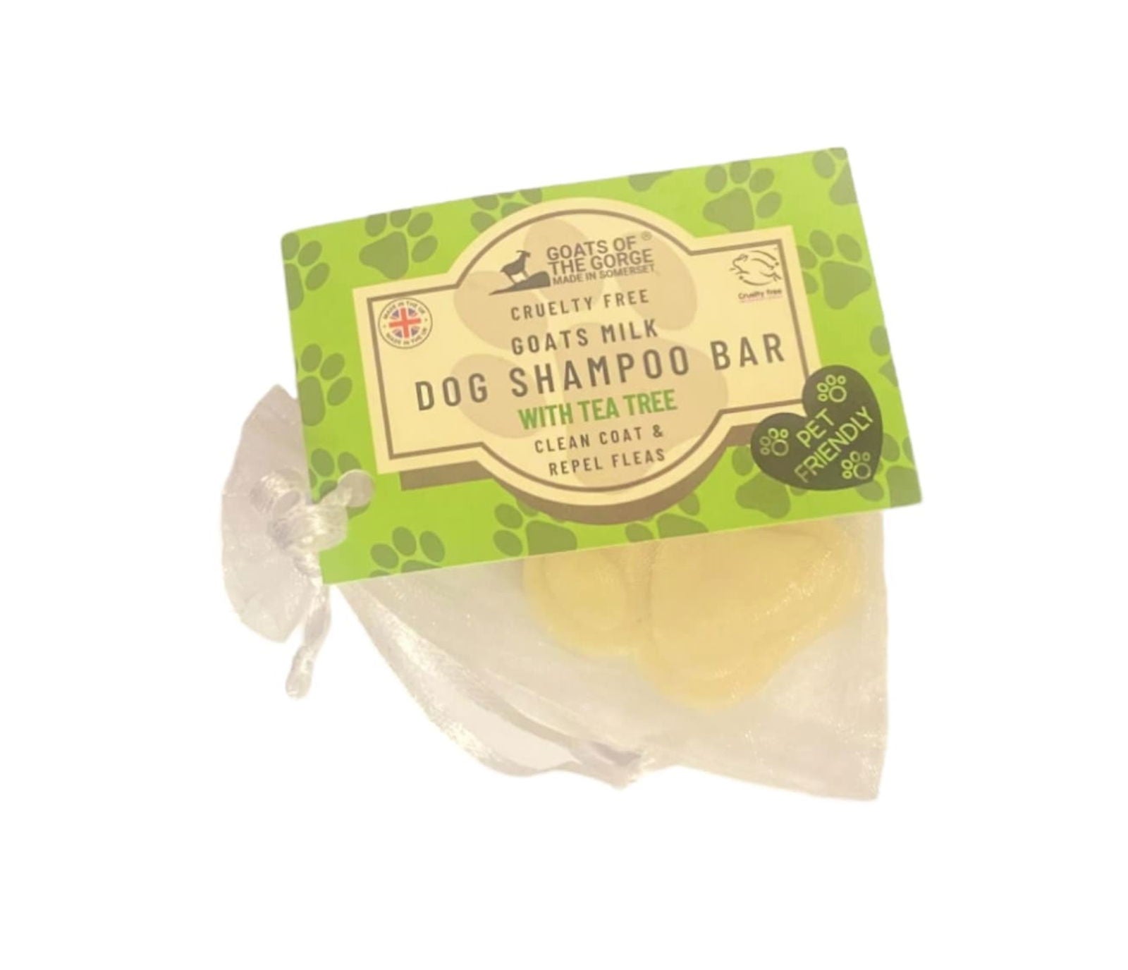 Goats Milk Dog Shampoo Bar with Tea Tree