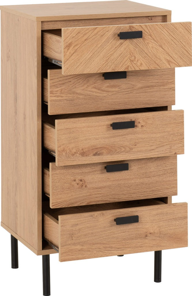 Leon-narrow-chest-of-drawers-side