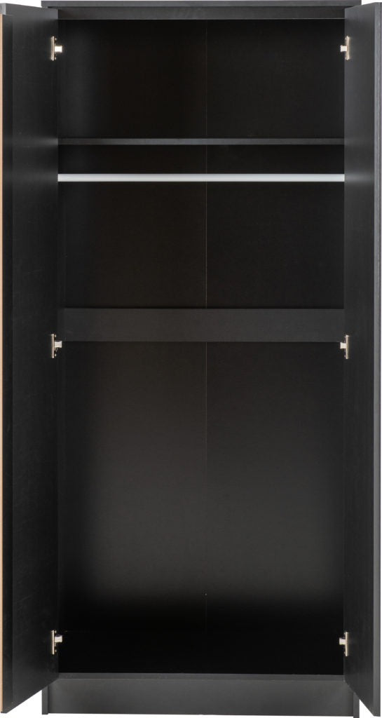 Malvern-2-door-wardrobe-black-open