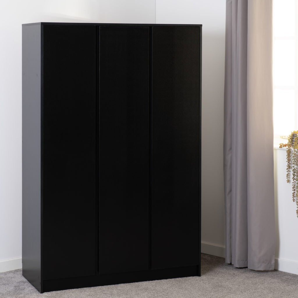 Malvern-3-door-wardrobe-black-room-set