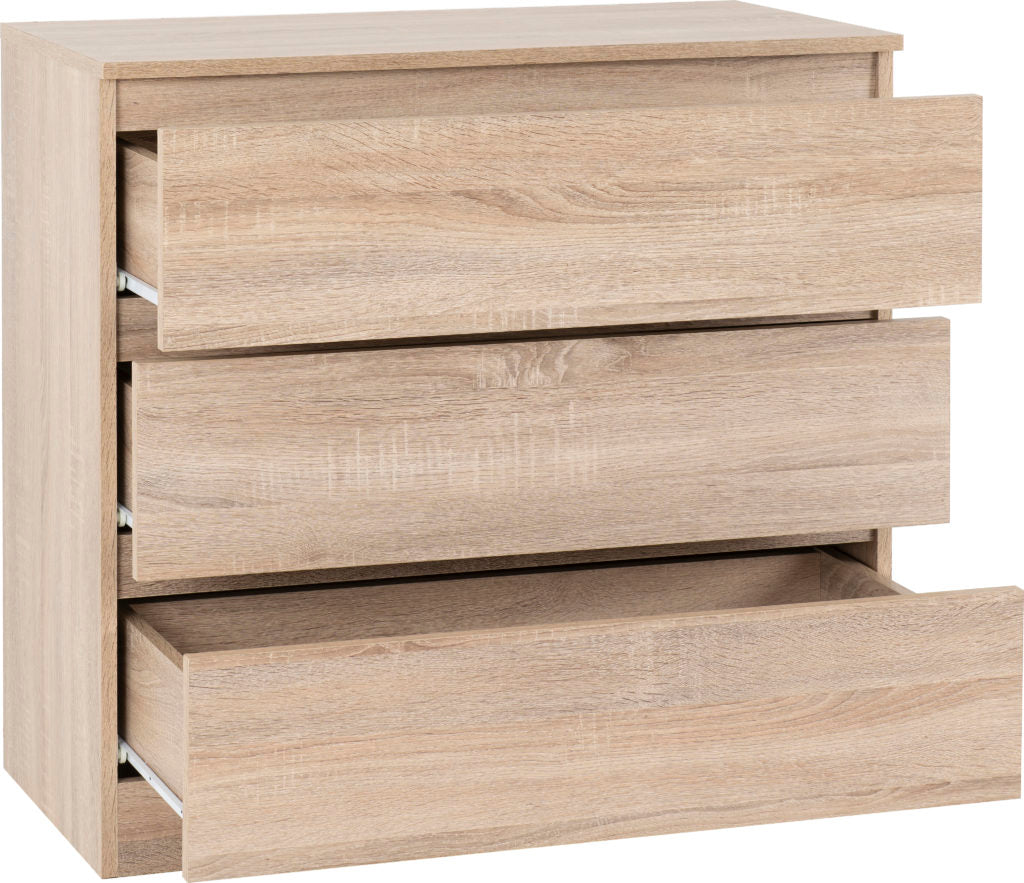 Malvern-3-drawer-chest-open-sonoma-oak 