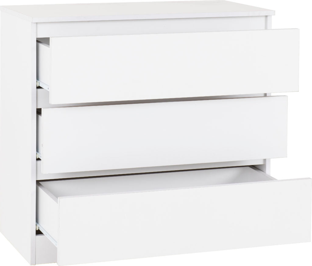 Malvern-3-drawer-chest-open-white