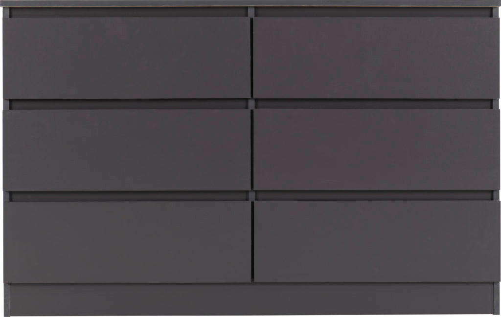 Malvern-6-drawer-chest-front-grey