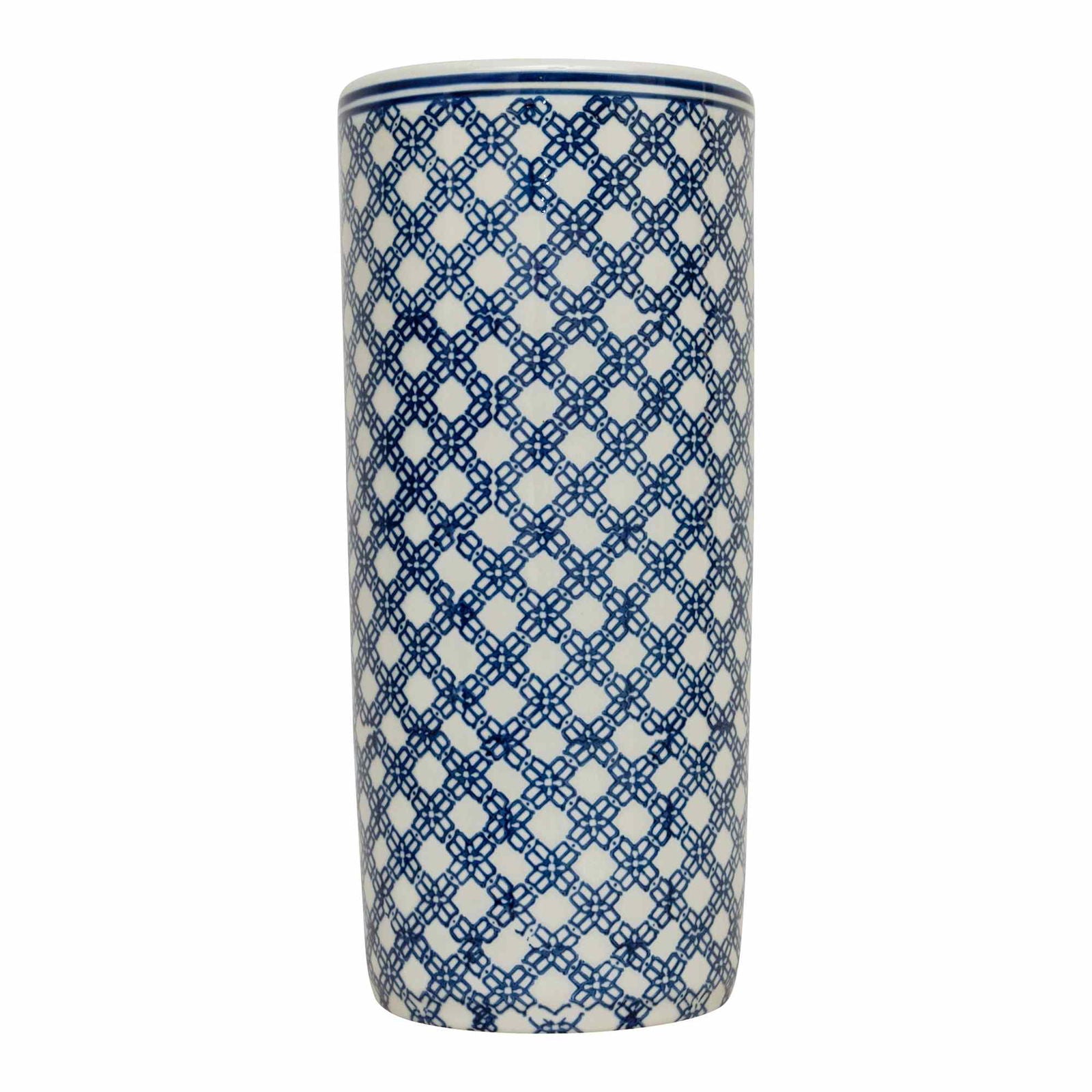 Daisy Chain Blue & White Floral Umbrella Stand