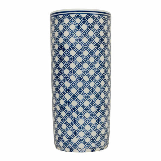 Daisy Chain Blue & White Floral Umbrella Stand