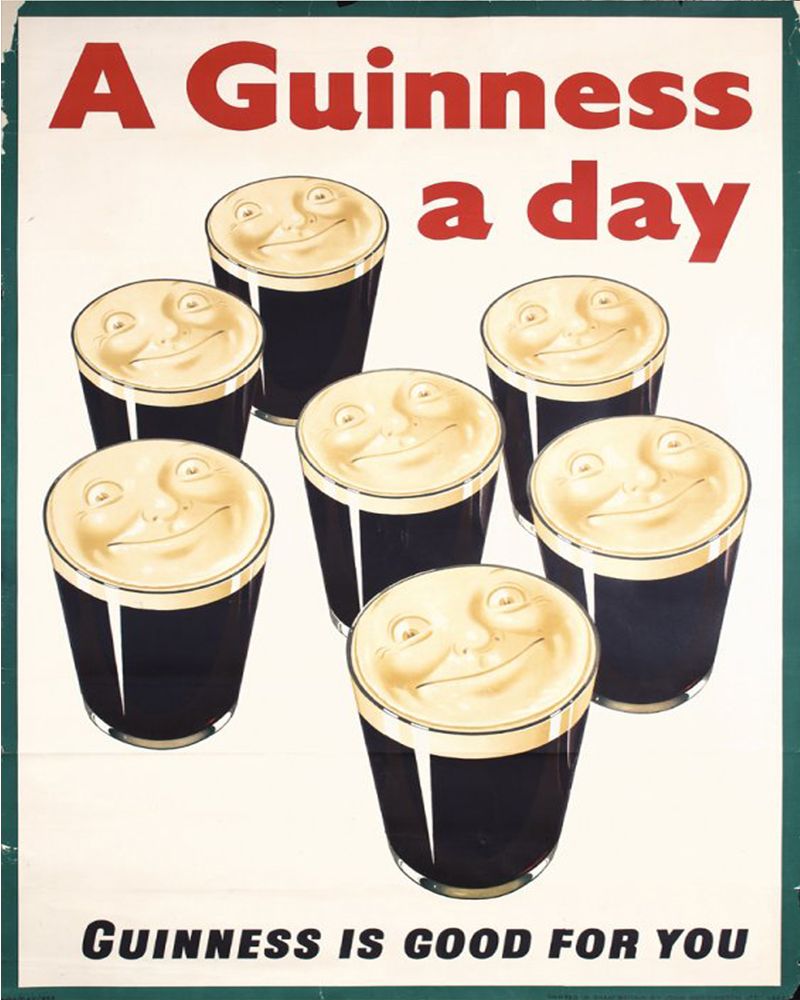 Vintage Metal Sign - Retro Advertising - Guinness