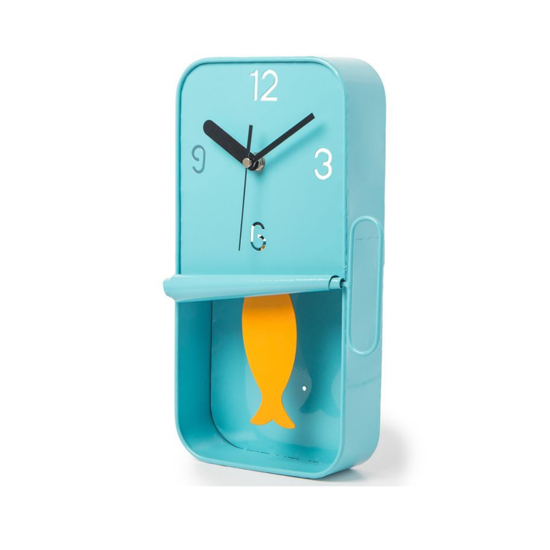 Metal Sardine Tin Wall Clock