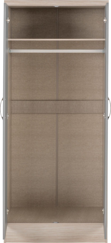 Nevada-all-hanging-wardrobe-grey-oak-open