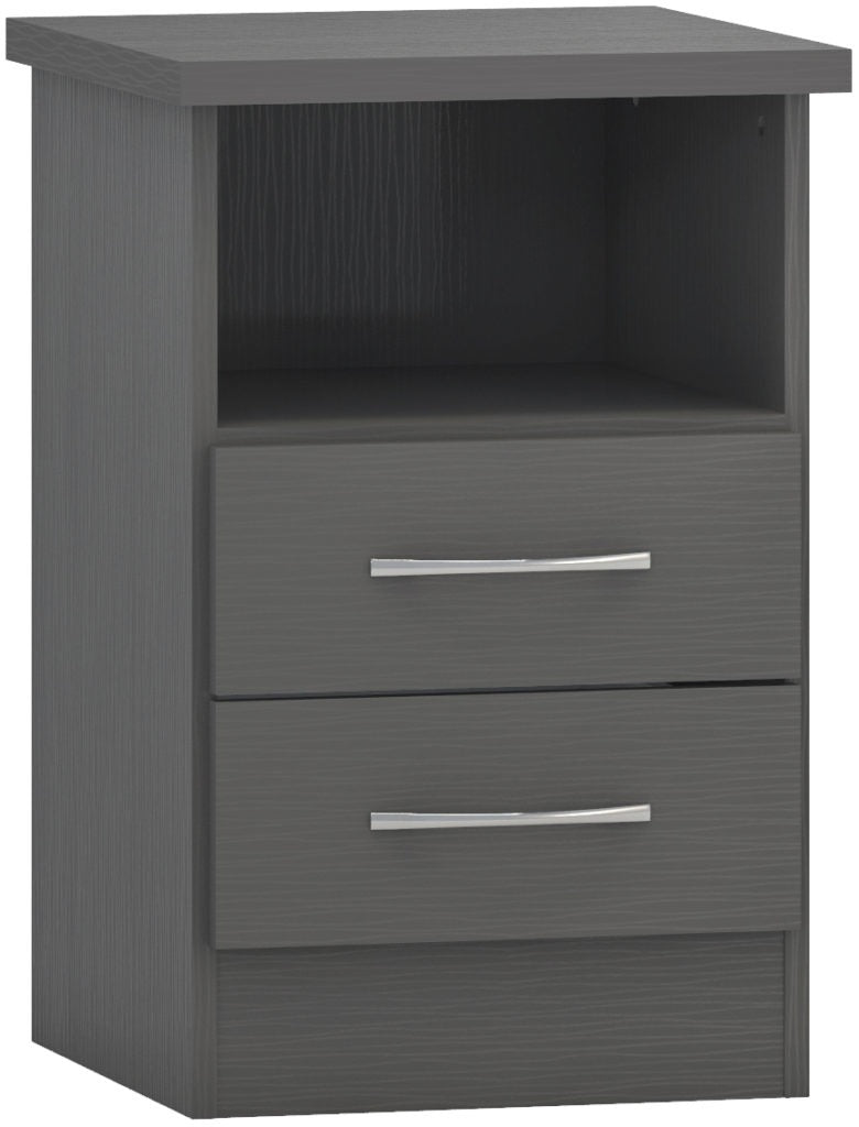 Nevada-2-drawer-bedside-3D-effect-grey