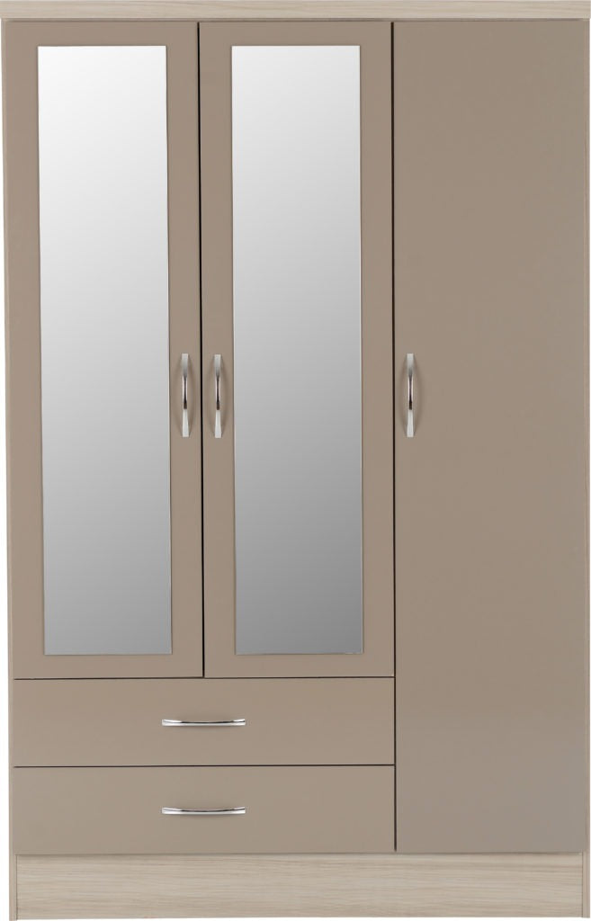 Nevada-3-door-2-drawer-wardrobe-oyster-oak-front